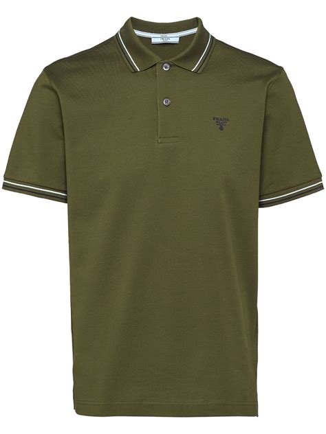 prada t shirt grün|prada polo shirt sale.